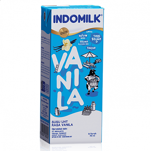 Indomilk Vanilla 190ml(x6boxes)